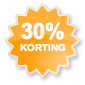 30% korting