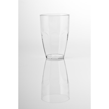 Plastic limonade-longdrinkglas smooth Quattrogradi, 6 stuks