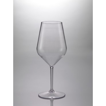 Plastic wijnglas backstage quattrogradi, 6 stuks 