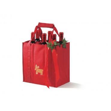 Reisenthel - Bottlebag (Rood met Kerst thema)