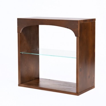 Wijnrek Kabinett 12 gebeitst en gelakt