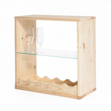 Wijnrek Kabinett 9 onbehandeld