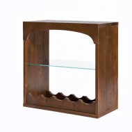 Wijnrek Kabinett 13 gebeitst en gelakt