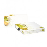 Cadeauset Porselein Bord Kaas en Druiven (set van 2)